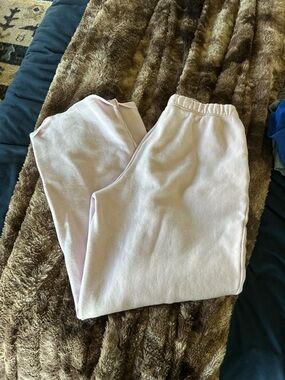 SKIMS Light Pink Cozy Drawstring Sweatpants